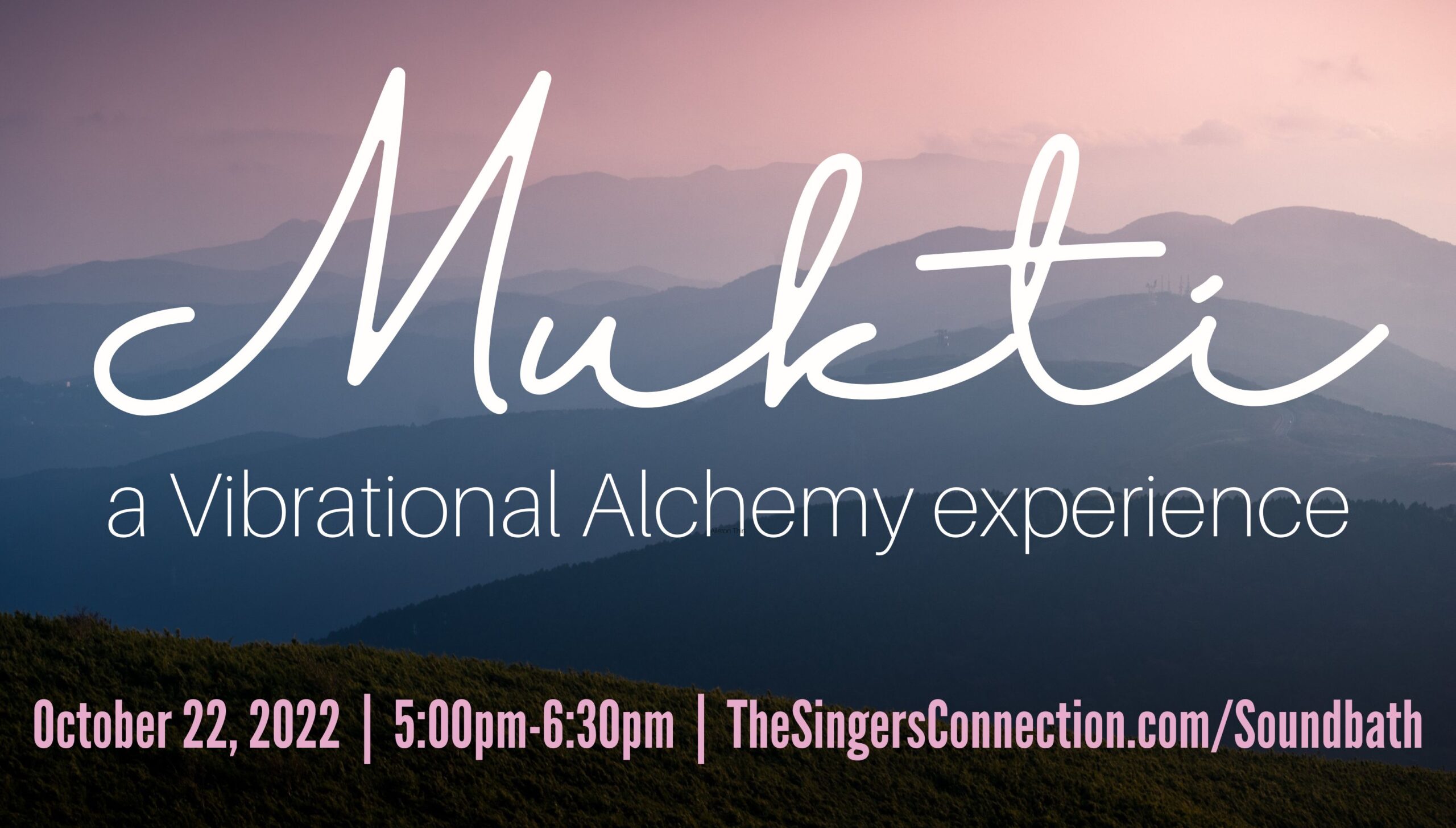 Come enjoy this Vibrational Alchemy experience!