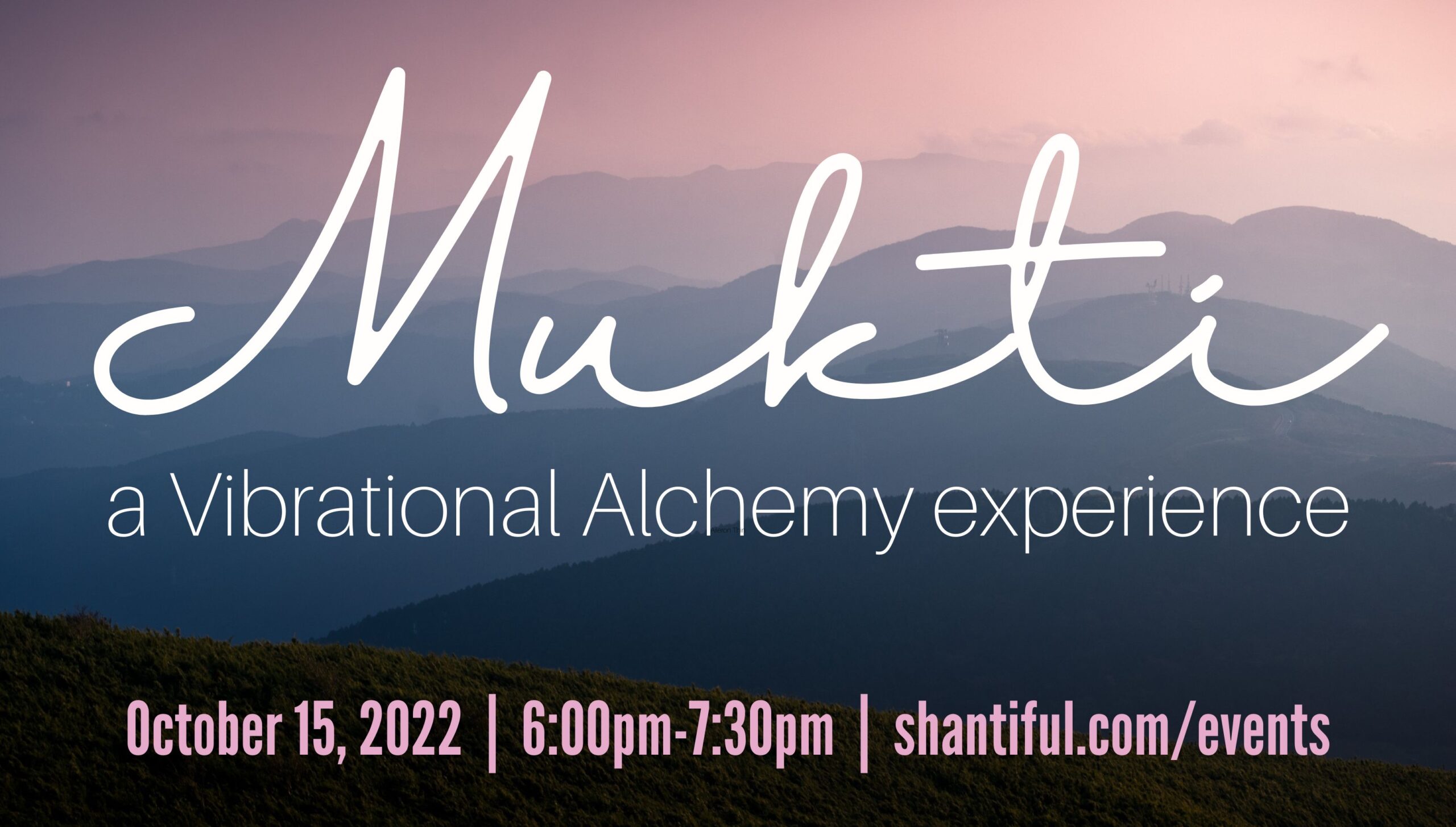 Come enjoy this Vibrational Alchemy experience!
